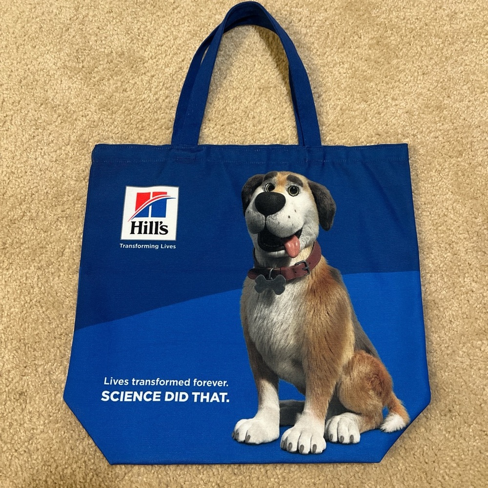 New Blue Cat/ dog Tote Bag